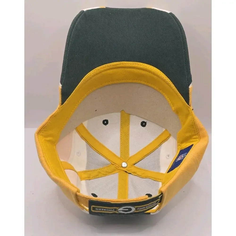 Green Bay‎ Packers Reebok Strapback Cap NFL Football Hat G Logo NFC North NWT
